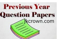 Kashmir University PG Entrance Previous Question Papers PDF for All Subjects 2023