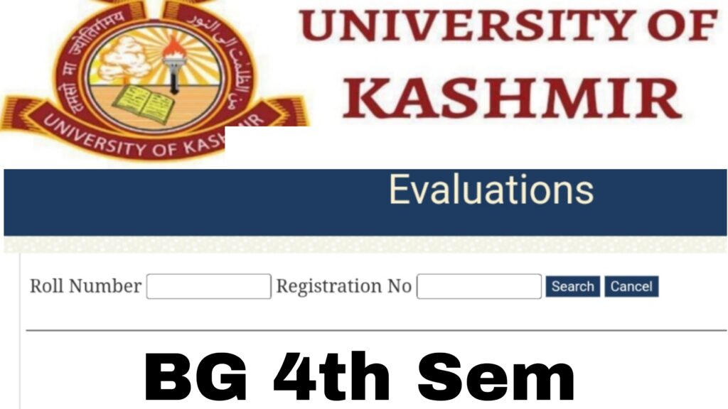 Kashmir University Evaluation Status Of 4Th Semester Batch 2020