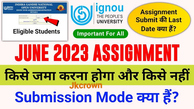 IGNOU Assignment Status 2023 | Last Date And Download Assignment @IGNOU