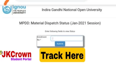 GNOU Link for Admission, Assignments, ID Card, Study Material Dispatch